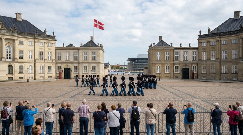 Amalienborg Palace Copenhagen royal residence