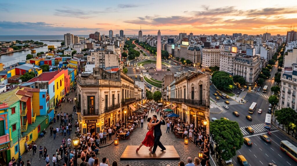 Buenos Aires Argentina cityscape,