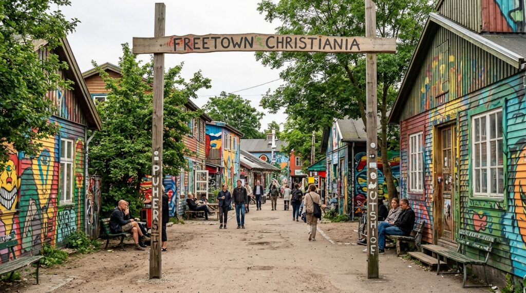 Christiania Copenhagen alternative community
