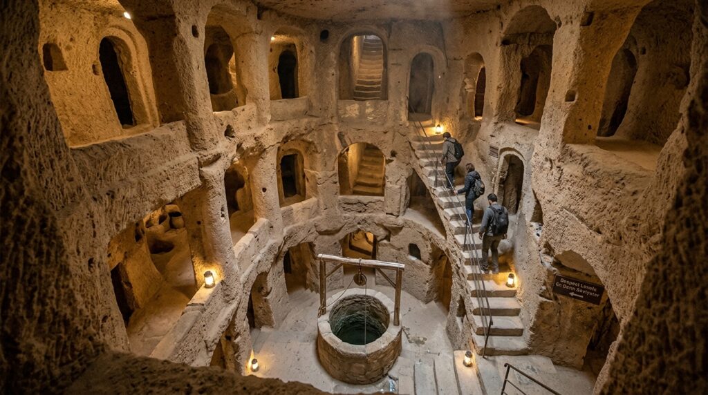 Derinkuyu underground city deepest level