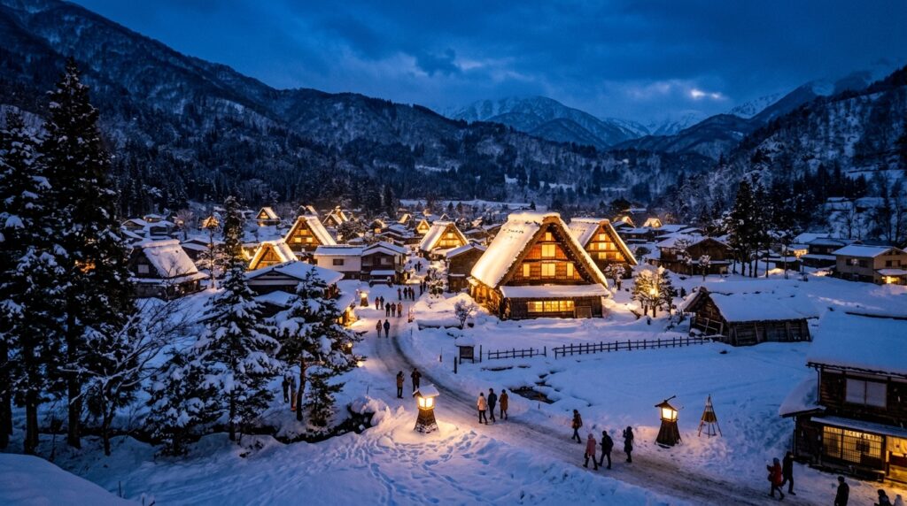 Experience the Magical Shirakawa-go Winter Light-Up