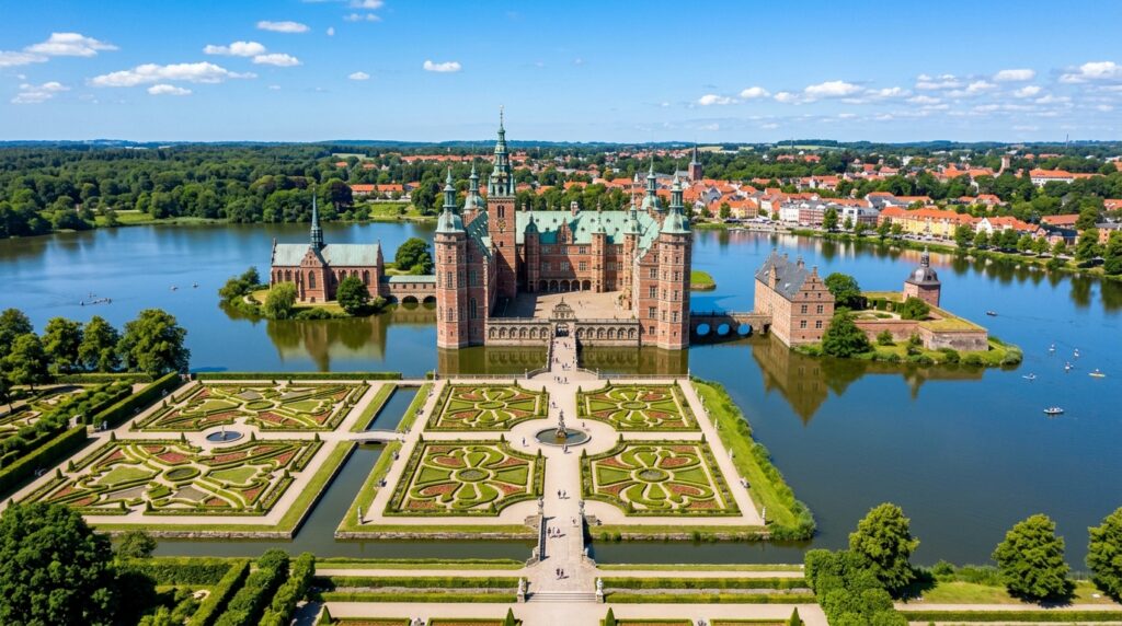 Frederiksborg Palace in Hillerød Denmark