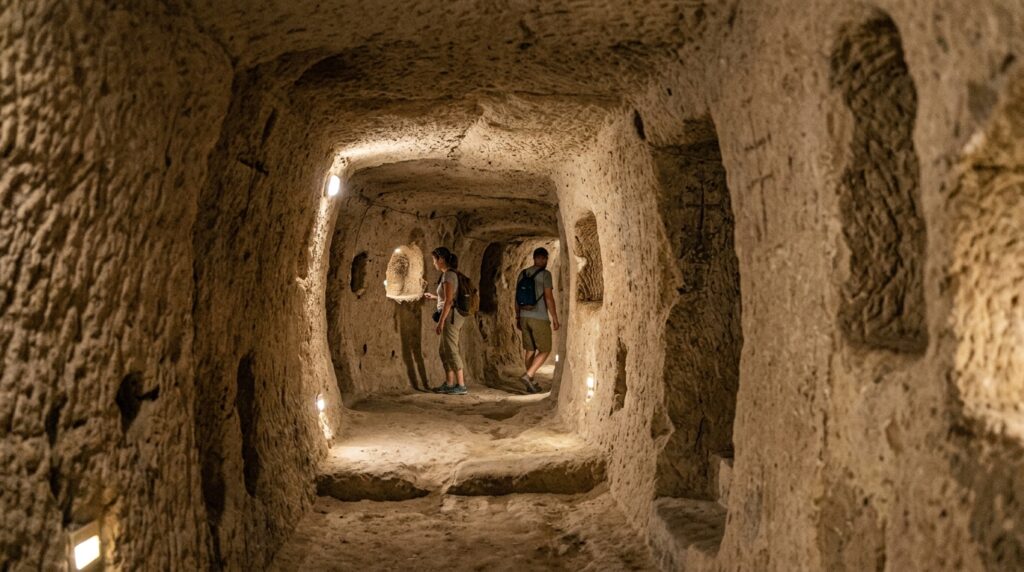 Ibrahim Pasa underground city tunnel system