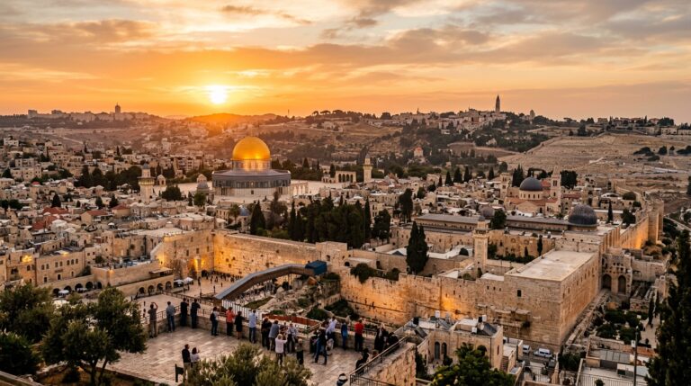 Panoramic view of Jerusalem Old City
