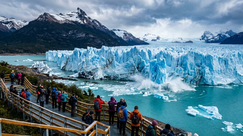 Perito Moreno Glacier Argentina massive ice wall
