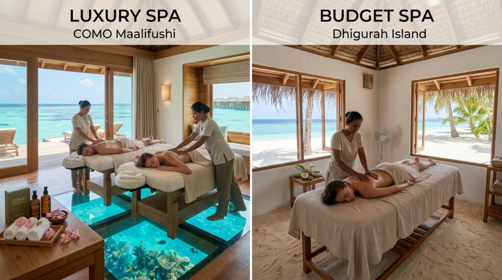 World-Class Treatments vs. Local Spas
