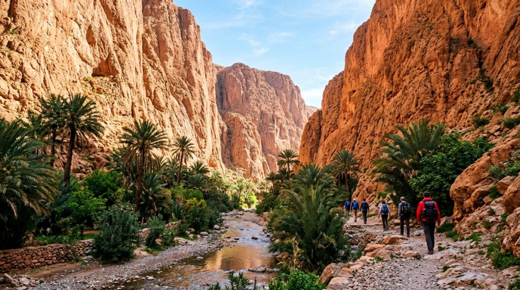 Todra Gorge Morocco at morning light