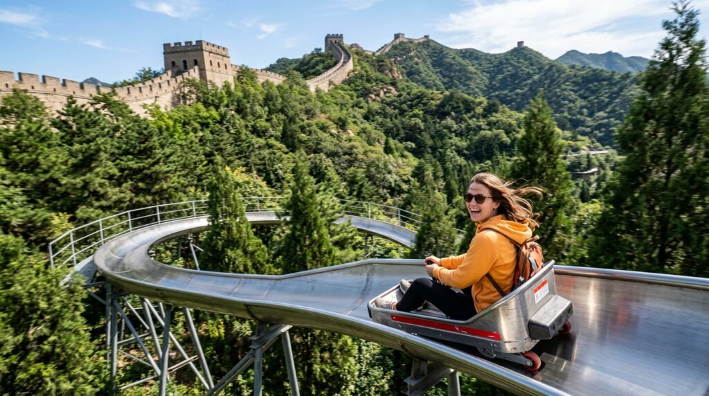 Traveler_riding_mountain_tobogga