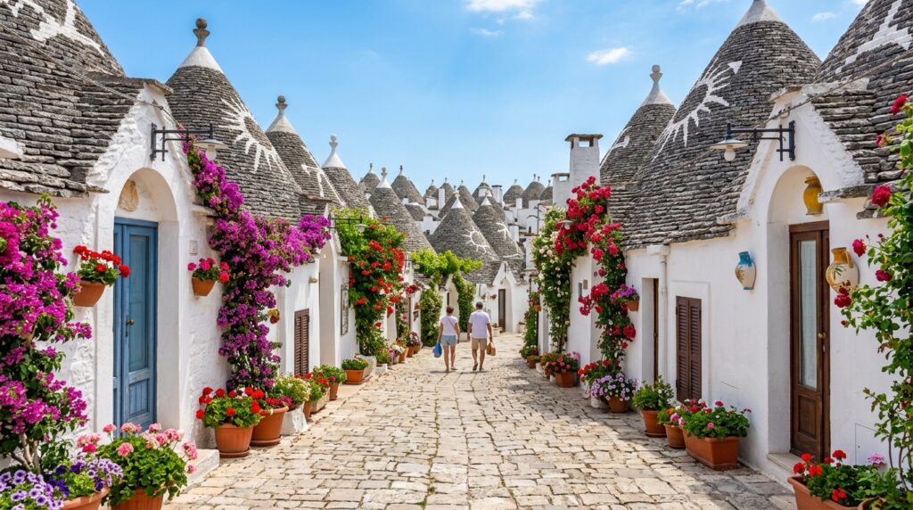 Trulli_houses_in_Alberobello_street