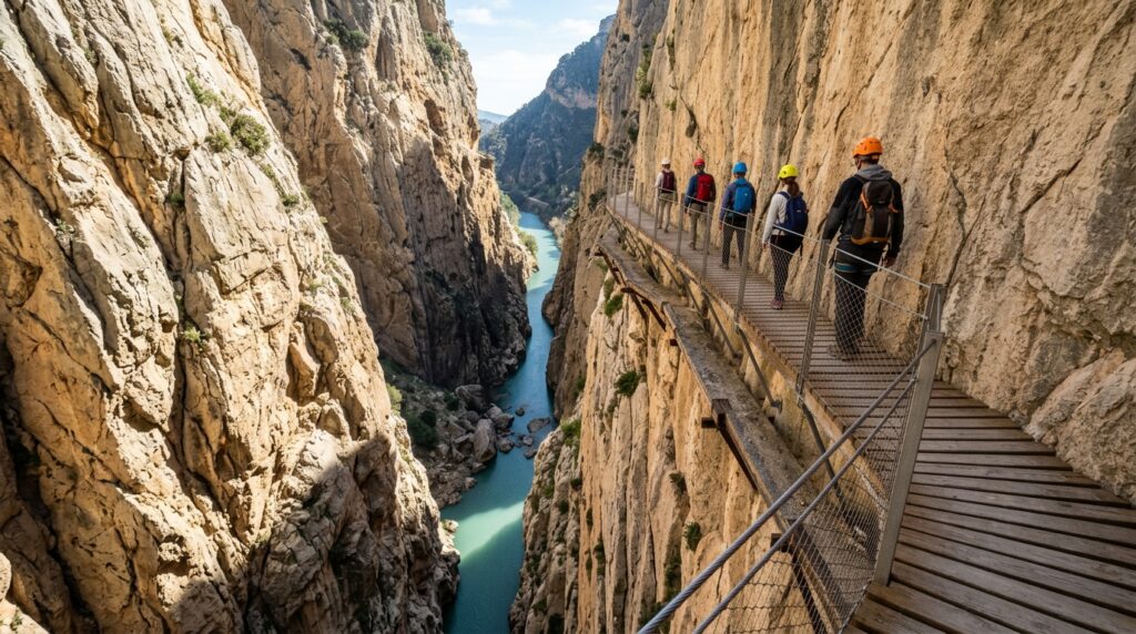 photograph of Caminito del Rey in Spain